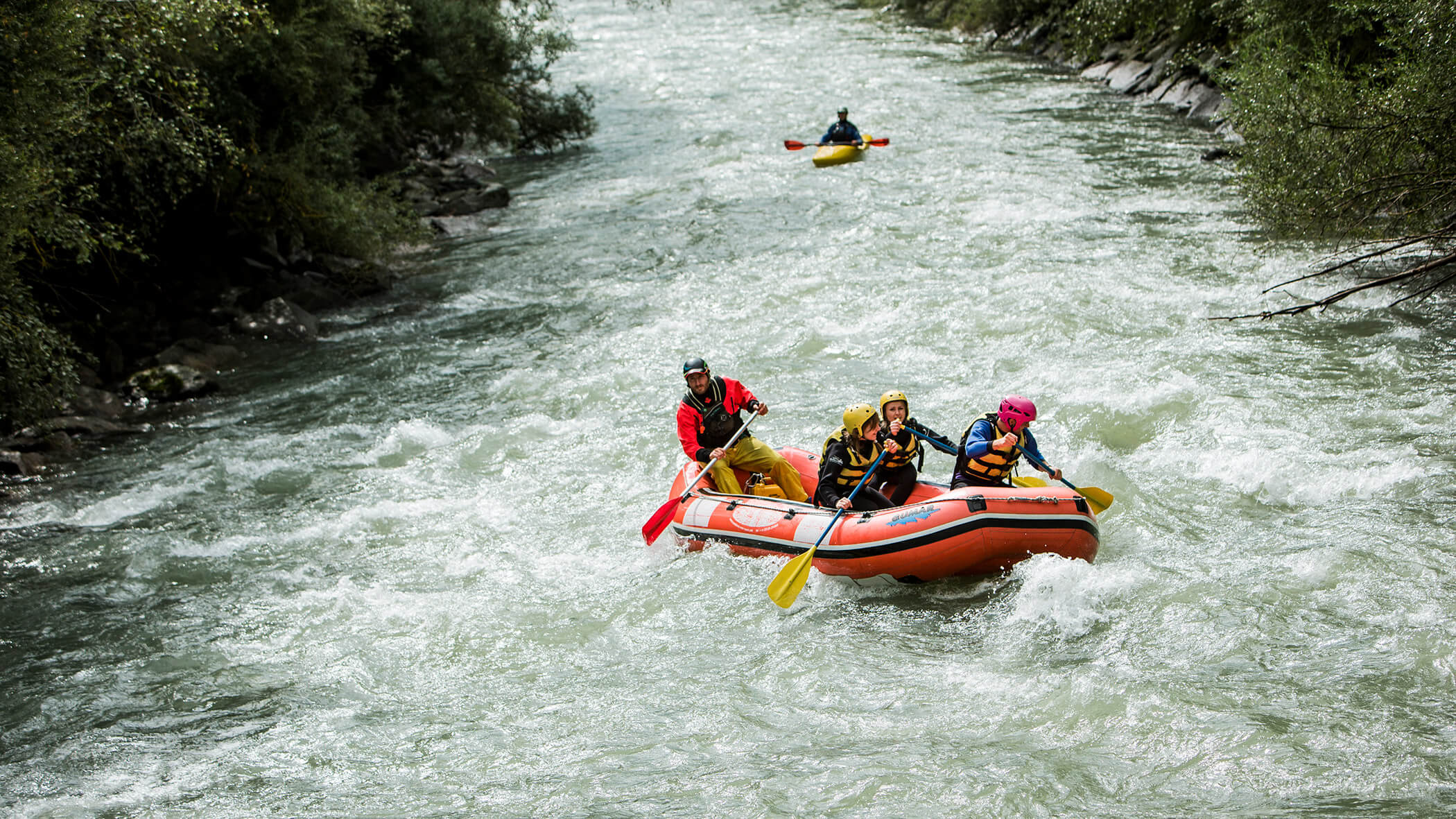 Rafting in the Valle Aurina - OLM Nature Escape