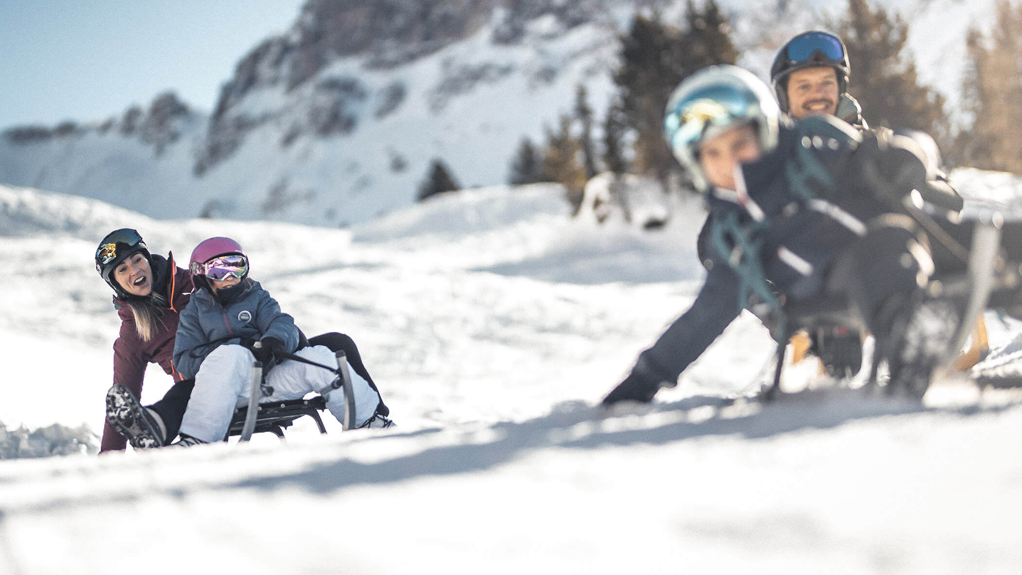 Slittino in famiglia - OLM Nature Escape