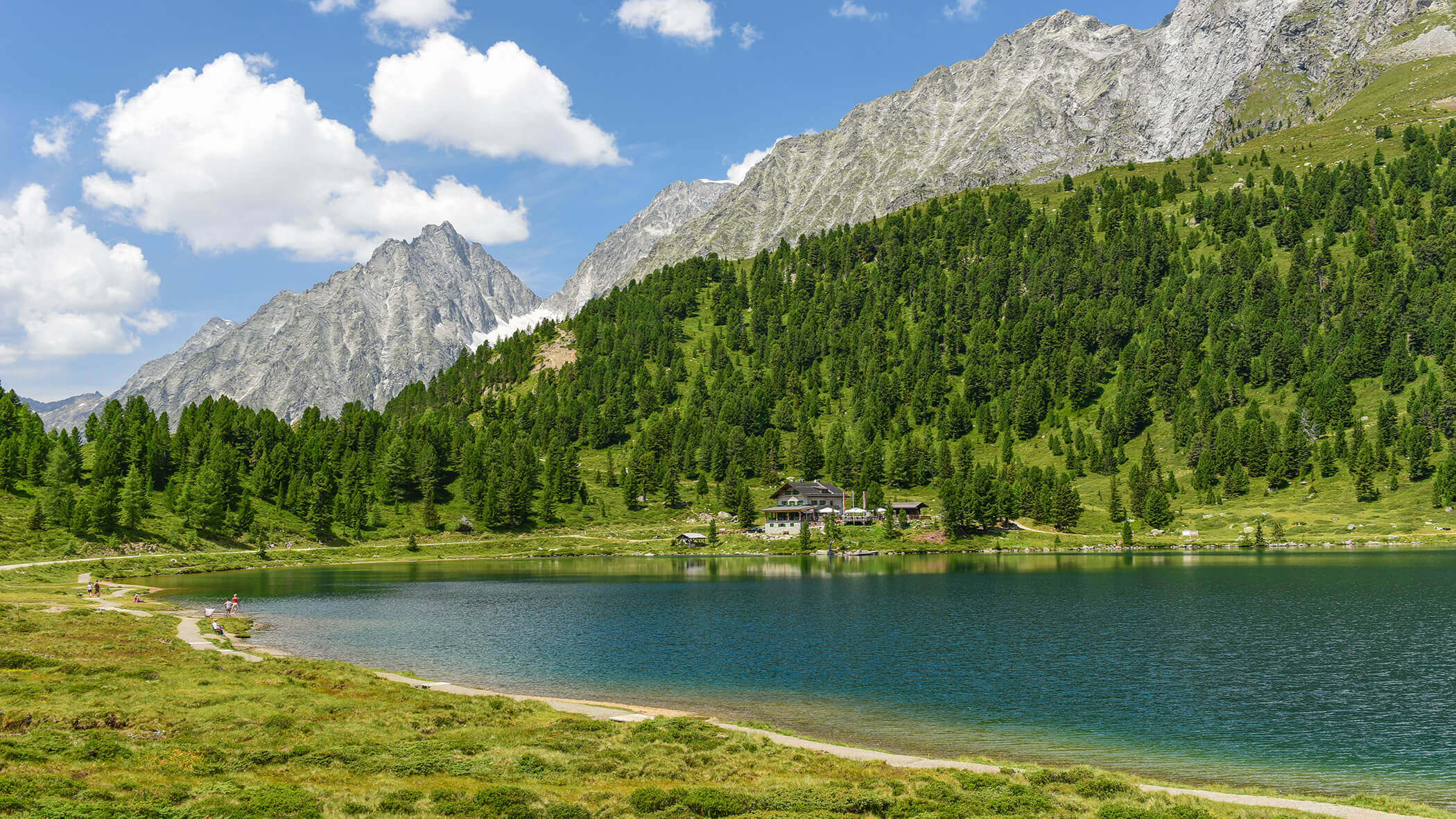 Lake Obersee at the Staller Sattel in summer - OLM Nature Escape