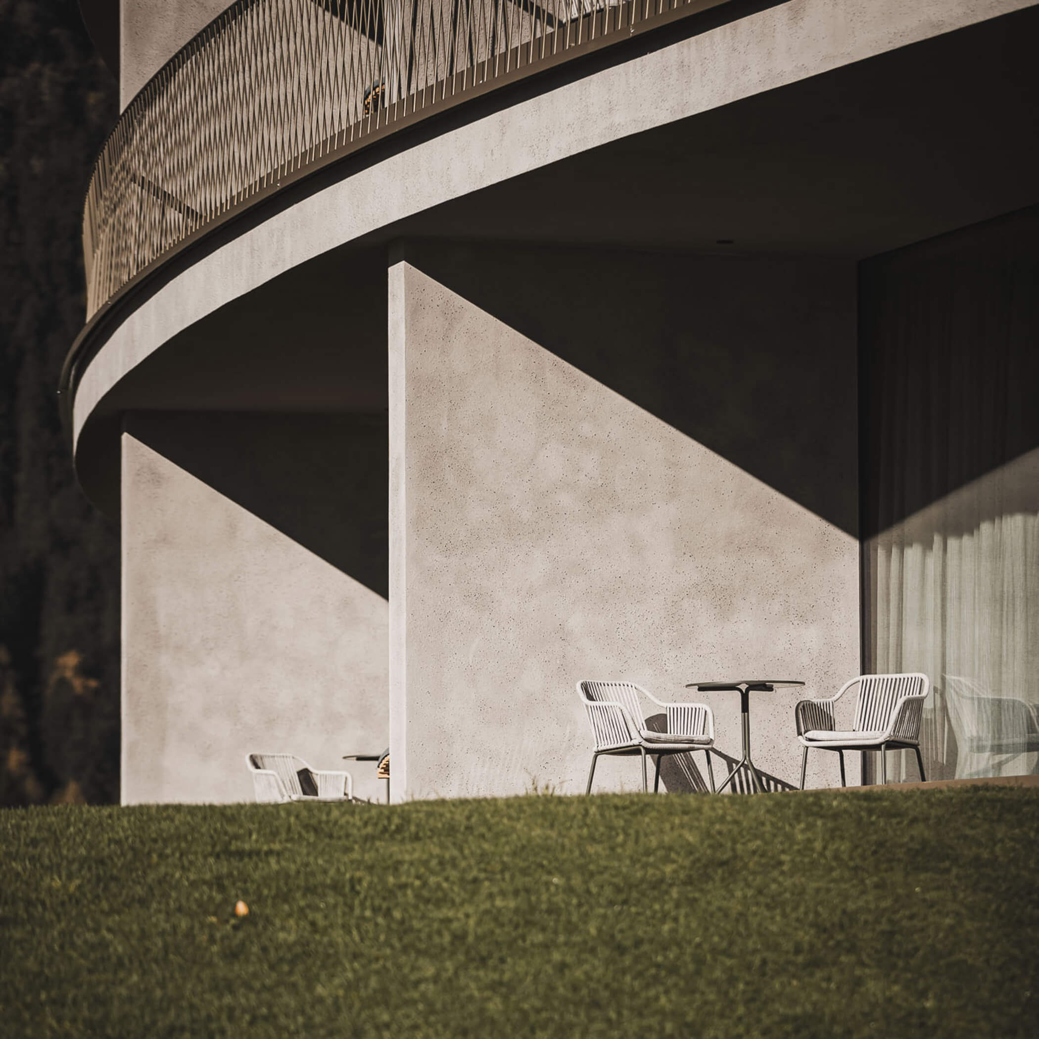 Terrace with garden of the ApartSuites - OLM Nature Escape